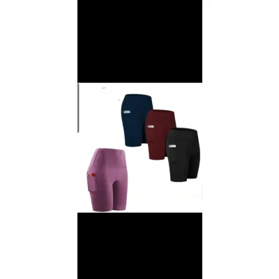 Shorts side pockets leggings